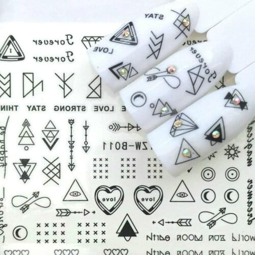 5 Pcs SELL Letter Symbol Nails Gel Nail Polish Gel Polish Set For Manicure Semi Permanent UV Gel Varnish Hybrid Nail Art