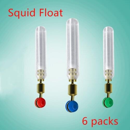 6 Pcs/1 Box Silicone Copper Head Float Rest Fishing Float Anti Knot Fishing Floats Rotation Float Tube Accesoires Flotteur Buoy