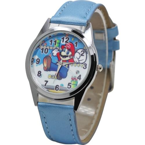 Hot Pink Red Sky Blue Cute Cartoon Childrens Watch Girls Women Fashion Crystal Dress boy Quartz Wristwatches Relojes Mujer