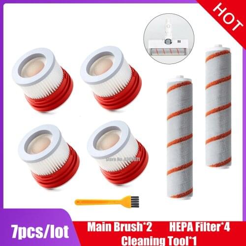 Hepa Filter Roller Brush Parts Kit For Xiaomi Dreame V9 V10 Household Wireless Handheld Vacuum Cleaner Replacement Accessories