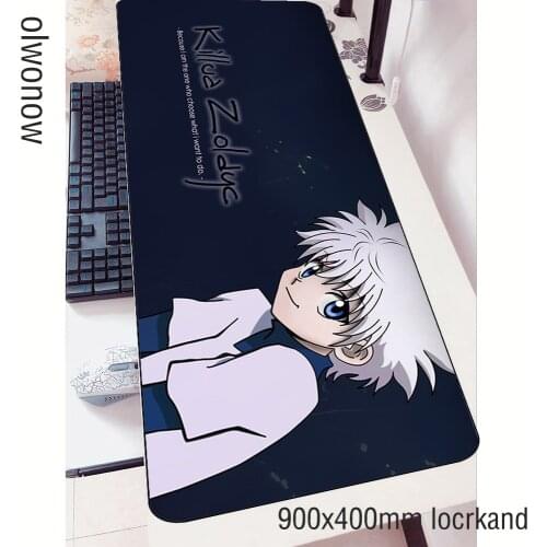 Hunter x hunter padmouse 900x400x3mm gaming mousepad game cute mouse pad gamer computer desk Popular mat notbook mousemat pc