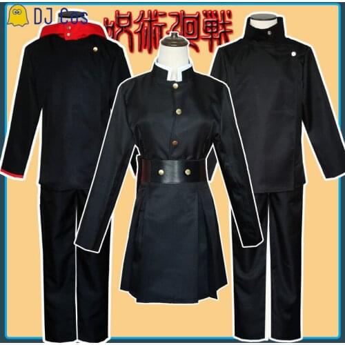 Jujutsu Kaisen Anime Kugisaki Nobara Yuji Itadori Megumi Fushiguro Cosplay Costume Halloween Christmas Party Uniform Unisex