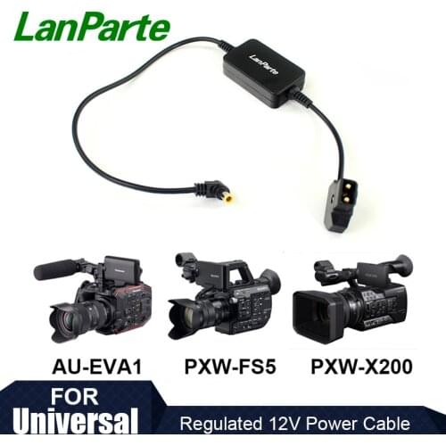 Lanparte Dtap Regulated 12V Power Cable for EVA1 FS7 FS5 and A / V Mount Battery of DSLR Camera Accessories