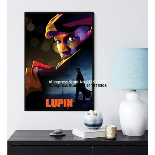 Lupin Movie Canvas Posters and Prints Canvas Painting Wall Art Pictures for Living Room Decor