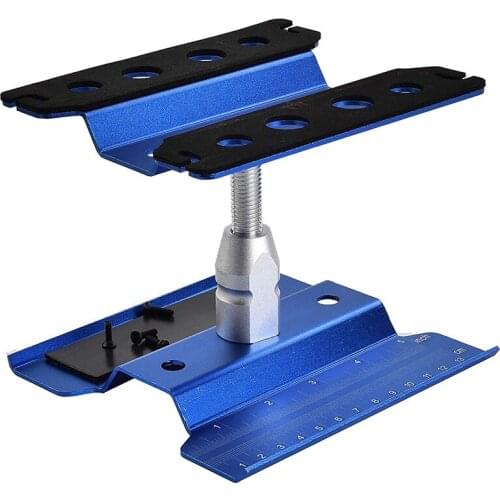 Metal Aluminum Rc Car Workstation Work Stand Repair 360 Degree Rotation for 1/8 1/10 1/12 Scale Model Titanium