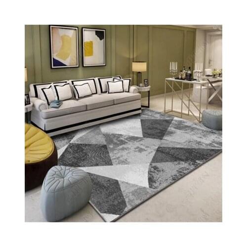 Nordic Abstract Door Mat Living Room Carpets 3d Printing Soft Carpet/coffee Table Mat/bedroom Non-slip Absorbent Polyester Rug