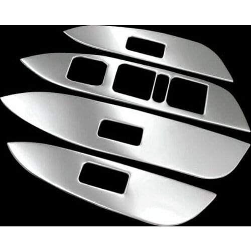 Stainless Steel Window Glasses Switch Door Armrest Decorated Frame For Great Wall Haval New H6 CAA111