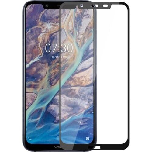 Full Glue Full Cover Tempered Glass For Nokia 8.1 Screen Protector protective film For Nokia 8.1 glass