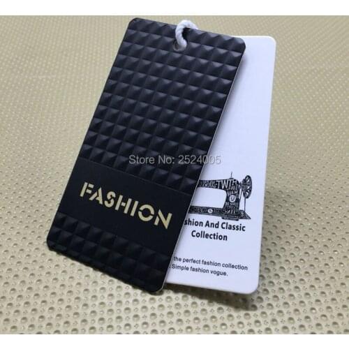 Custom shape cutting tags/top grade clothing paper hang tag/garment tags/clothing printed labels/ high-quality hang tags