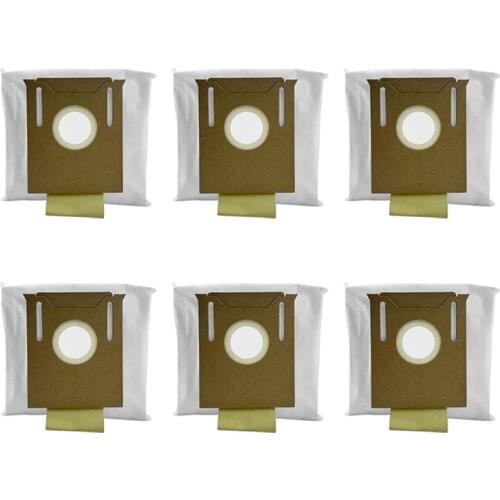 6Pcs for ECOVACS DEEBOT OZMO T8 T8 AIVI Robot Vacuum Cleaner Dust Bag Replacement Accessories Parts Kits
