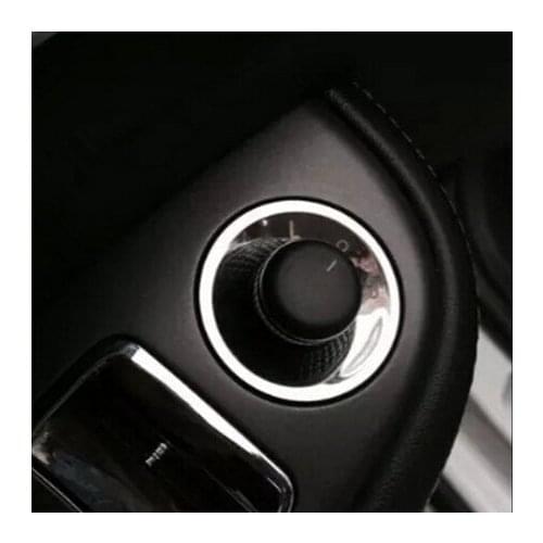 Stainless steel Rearview Mirror Switch Knob Decoration Car styling case For Opel Mokka Chevrolet Cruze Malibu for Buick Excelle