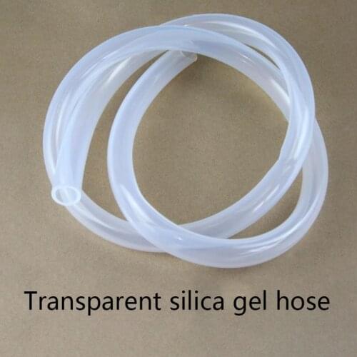 Food Grade Silicone Hose Transparent Silicone Tube 6 7 8 10 12 16mm Out Diameter Flexible Tube Silicone Rubber Hose 1 Pcs (1m)