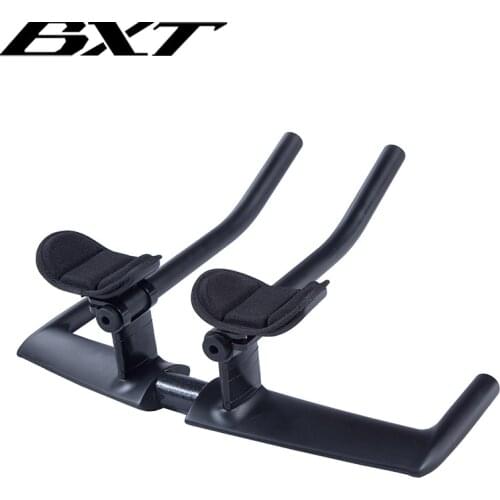 TT Handlebar new aero full carbon time trial frame handlebar Triathlon Time Cycling Bike Rest Handlebar Carbon TT bar