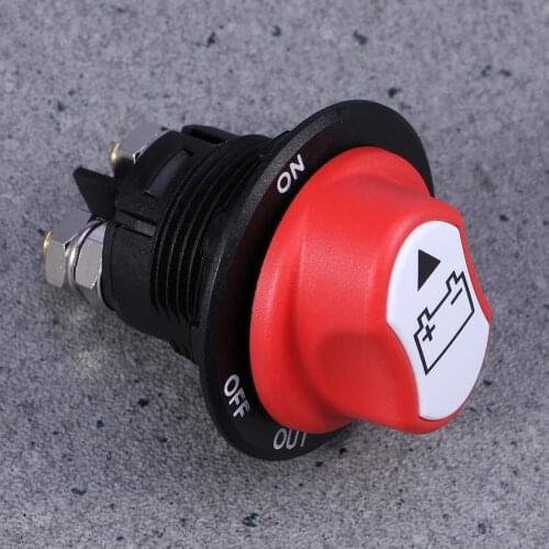 50A 100A 200A Car Battery Switch DC 32V Disconnecter Power Isolator Cut Off Switch Kit For Car Motorcycle Truck Boat Vehicle