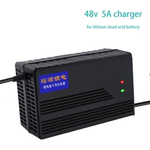 48V 5A Charger 14s 58.4V 5A li ion Charger 58.8v 16S lifepo4 Smart Charger for lithium ion battery lifepo4 48v LTO battery