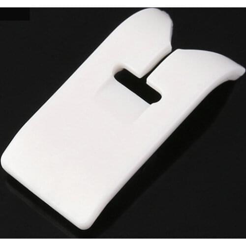 1pcs Universal Non-stick Pressure Foot Snap on Sewing Presser Foot Leather Pressure Foot for Home Sewing Machine Accessories