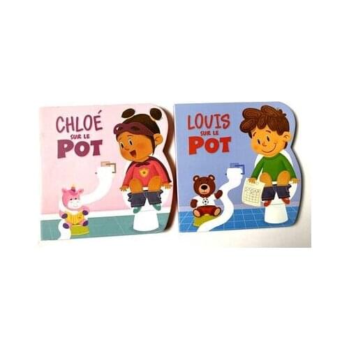 2 Books Parent Child Kids Baby French Book Early Education Enlightenment Learning Reading Lovely Picture Cardboard Book Age 0-3