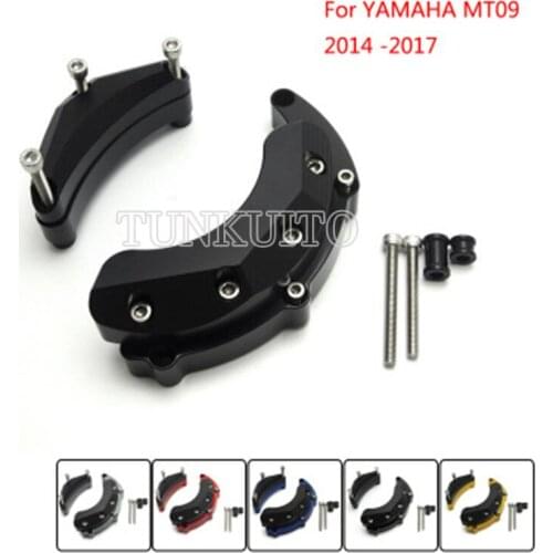 2PCS/Set Protective Engine Cover for Yamaha MT-09 FJ-09 FZ-09 XSR900 Engine Guard Case Slider 2014 2015 2016 2017 2018 2019