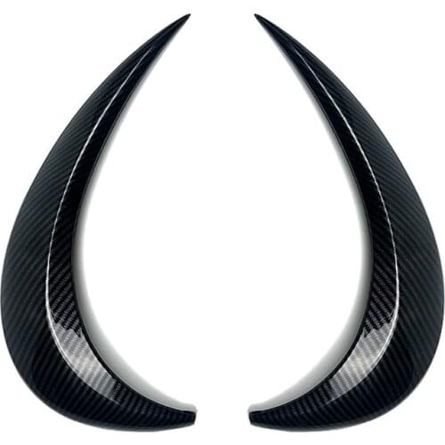 2PCS ABS Front Headlight Eyelids Eyelashs Covers For Beetle A5 2012 - 2018 Head Light Eyebrows Trim