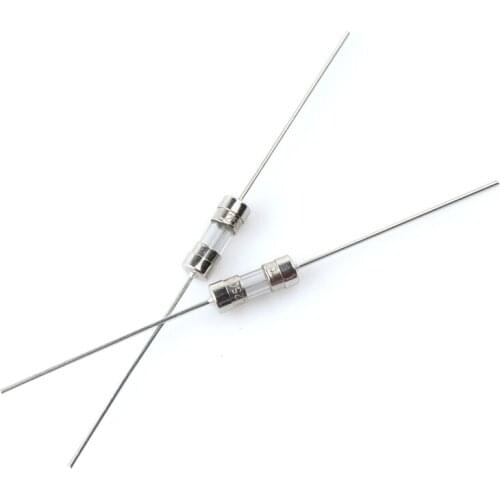 50PCS/LOT Double cap fuse ceramic with lead 3.6*10MM 15A 250V