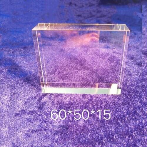 60*50*15 MM E-light hair removal, skin rejuvenation light guide crystal fast cooling and transmission for sale