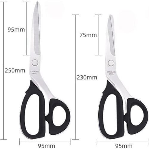 9/10 Inch Multifunctional Stainless Steel scissor Office Student crafts paper cutting scissors Fabric Cutter Tool Cut-out
