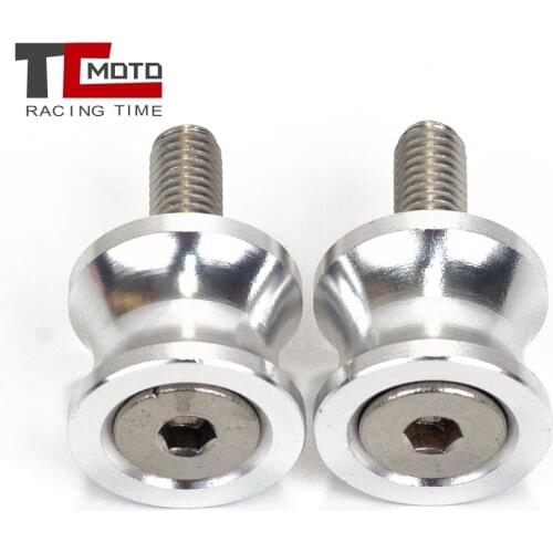 Motorcycle Accessories M10 Swingarm Sliders Spools Stand Bobbins For Kawasakii ZX6R Z1000 ER6N Z750 Z750R Z250 300 ER6F S650