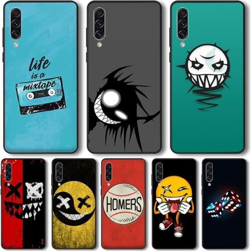 Funny cute expression pack Phone Case For Samsung Galaxy A51 A71 A50 A70 A20 A30 A40 A10 A20E J4 J6 A6 A8 A7 A9 2018 Cute cases