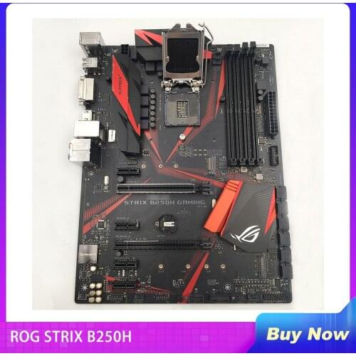 For ASUS ROG STRIX B250H GAMING Desktop Motherboard LGA1151 DDR4 B250 64GB Perfect Tested