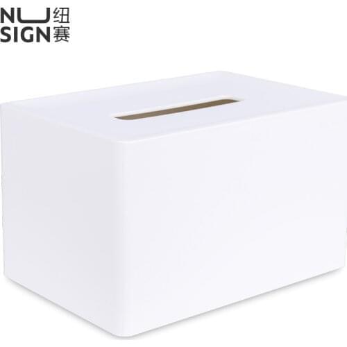 Deli Nusign Plastic Tissue Holder Paper Towel Dispenser Storage Box Home Napkin Organizer