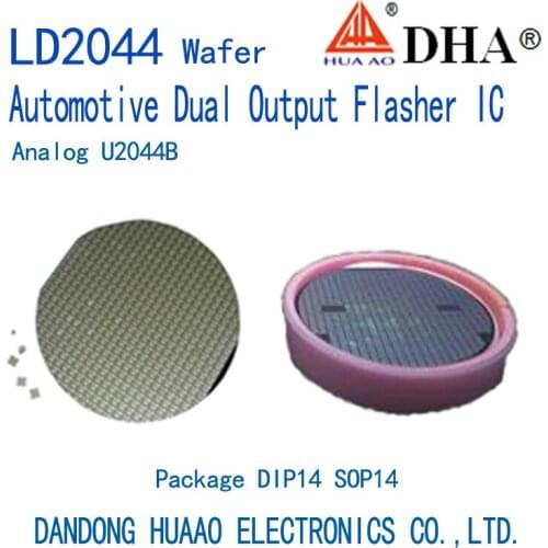LD2044 U2044B Automotive Dual Output Direction Indicator Flasher Relay ASIC Wafer Chip Die