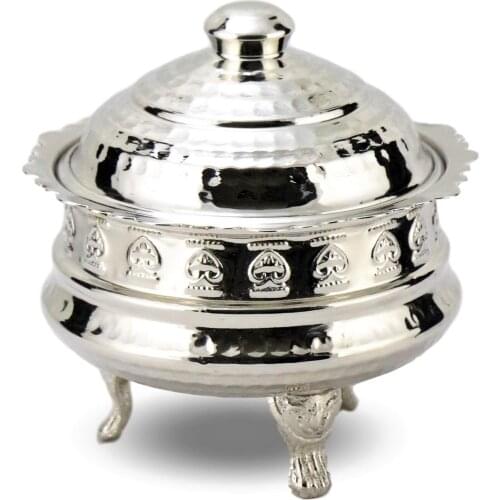 Morya Copper Sugar Bowl Candy Jars with Cover Storage Home Decor Organizer Rustic Dessert Ice Cream Snacks Nuts Bite