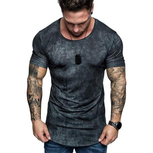 Foreign trade new fashion mens T-shirt mens casual top 3DT-Shirts summer O-neck shirt plus size streetwear
