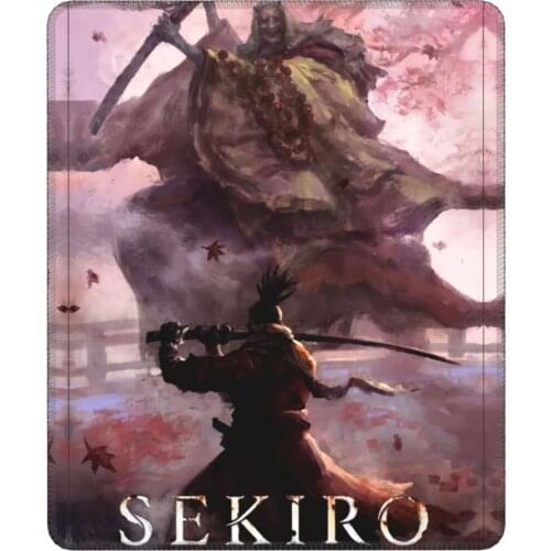 Sekiro Autumn Fight Vintage Mouse Pad Shadows Die Twice Samurai Wolf Game Antislip Mat Pads Rubber Gamer Computer Laptop Pad