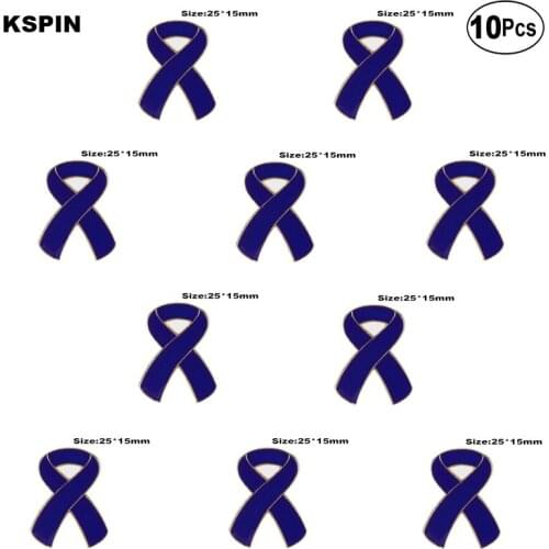 Purple Aids Lapel Pin Flag badge Brooch Pins Badges 10Pcs a Lot