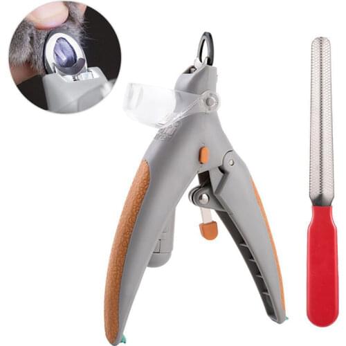 LED Light Dog Nail Clipper Cutter Pet Claw Scissors For Cat Dog Cuticle Clippers Professional Nail Clipper For Dogs Pet Products