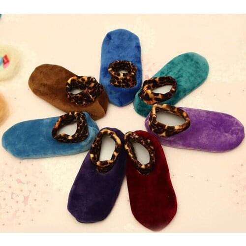 1 Pair Autumn Winter Childrens Thick Warm Non-Slip Socks Early Education Center Floor Silicone Socks Adult Men Women