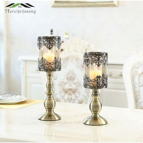 2Pcs/Lot Rotary/Carousel Candle Holder Nordic/Votive Candle Holders Romantic Centerpiece Wedding Decorations Candlestick 034
