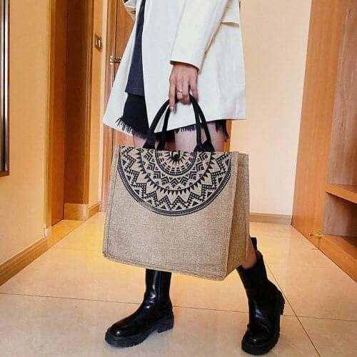 2021 Canvas Handbags For Women Fashion Tote Beach Bags Reusable Shopping Bags Casual Large Capacity Designer Shoulder Pouch Bags