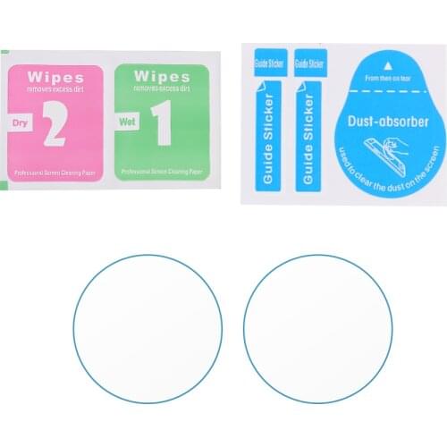 2x Tempered Glass Smart Watch Screen Full Cover Film for Fossil Q Venture HR Watch Screen Tempered Glass