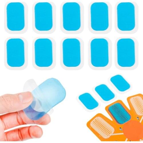 50/60Pcs Hydrogel Gel Stickers Abdominal Muscle Exerciser Fitness Body Massager Patch Stimulator Trainer Replacement Pads