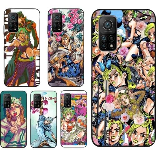 Jolyne Kujo Johnny Joestar Jojo Phone Cover For Xiaomi Mi 11 Lite Ultra 9T 10T Pro Note 10 POCO F3 F2 M3 X3 NFC Pro Case