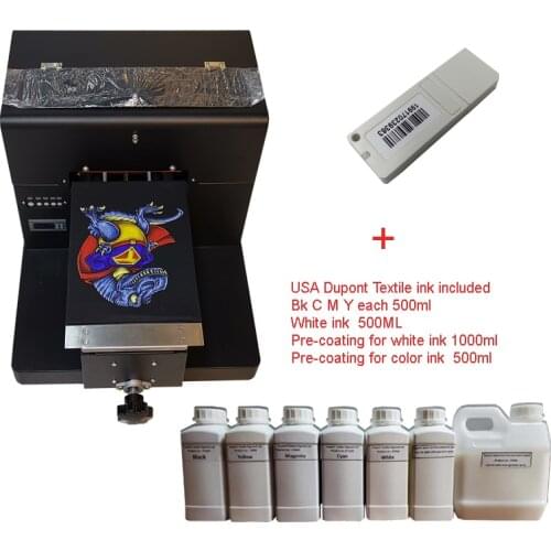 Black t-shirt print DTG Printer 20*30 printing size with wholesales price