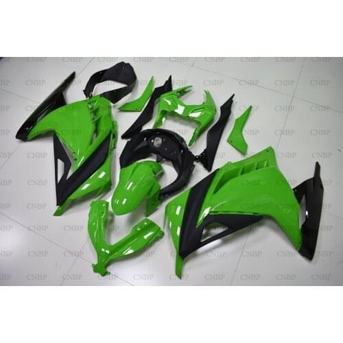 For Kawasaki Zx300r 2013 Full Body Kits EX 300 Ninja 2013 - 2015 Green Black Full Body Kits for Kawasaki Zx300r 2015 Bodywork