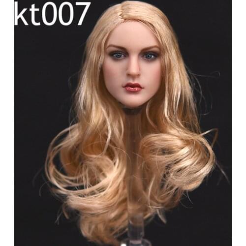 KIMI Toys KT007 1/6 Scale European Girl Head Sculpt Model Toys for 12" Female Action Figures Accessory