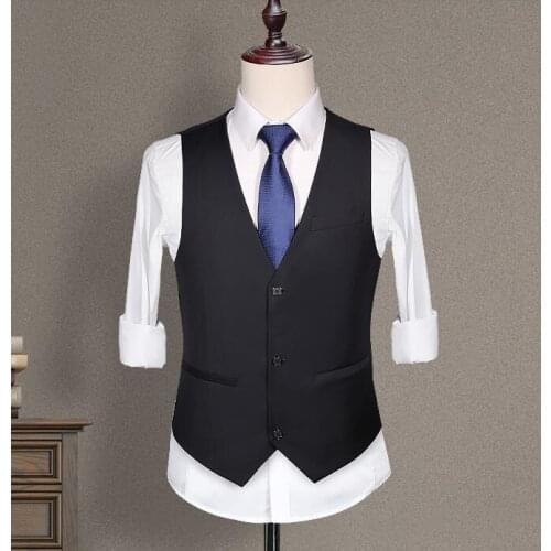 Suits Vests Men Marry Business Waistcoat 7XL