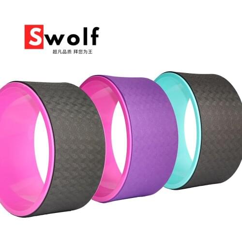 Yoga Pilates Circle TPE Yoga Fitness Roller Wheel Back Training Tool Slimming Magic Waist Shape Pilates Ring