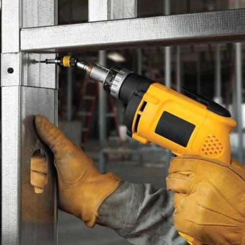 Magnetic Pivot Drill Bit Holder 6.35mm 20° Bendable Magnetic Drill Extender Quick Change Locking Rotating Screw Bit JAN88