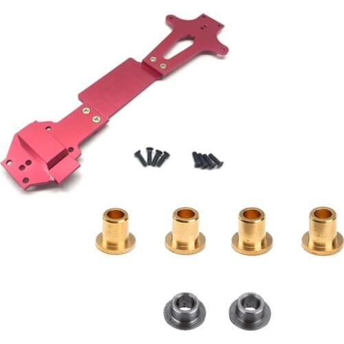 Metal Second Floor Board With Metal Chassis 144001-1295 6X5.2 Flange Bushing, For Wltoys 144001 1/14 4WD RC Car