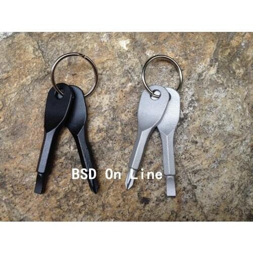 50sets The supply of outdoor EDC portable multi tool word screwdriver screwdriver send key ring DHL fast free shipping